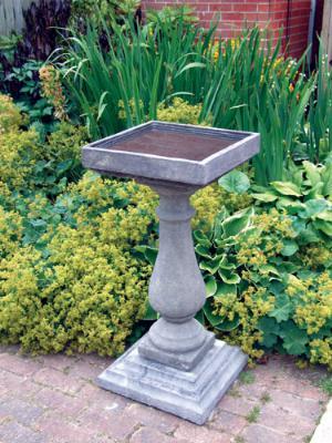 Photo of Large Baluster Stone Birdbath