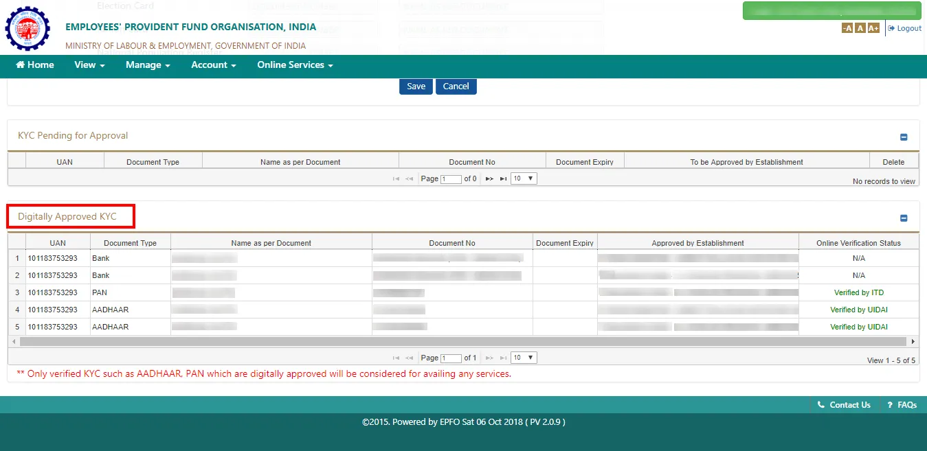 "Check your KYC Details"