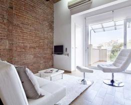 Mooi appartement met privé terras in Barcelona