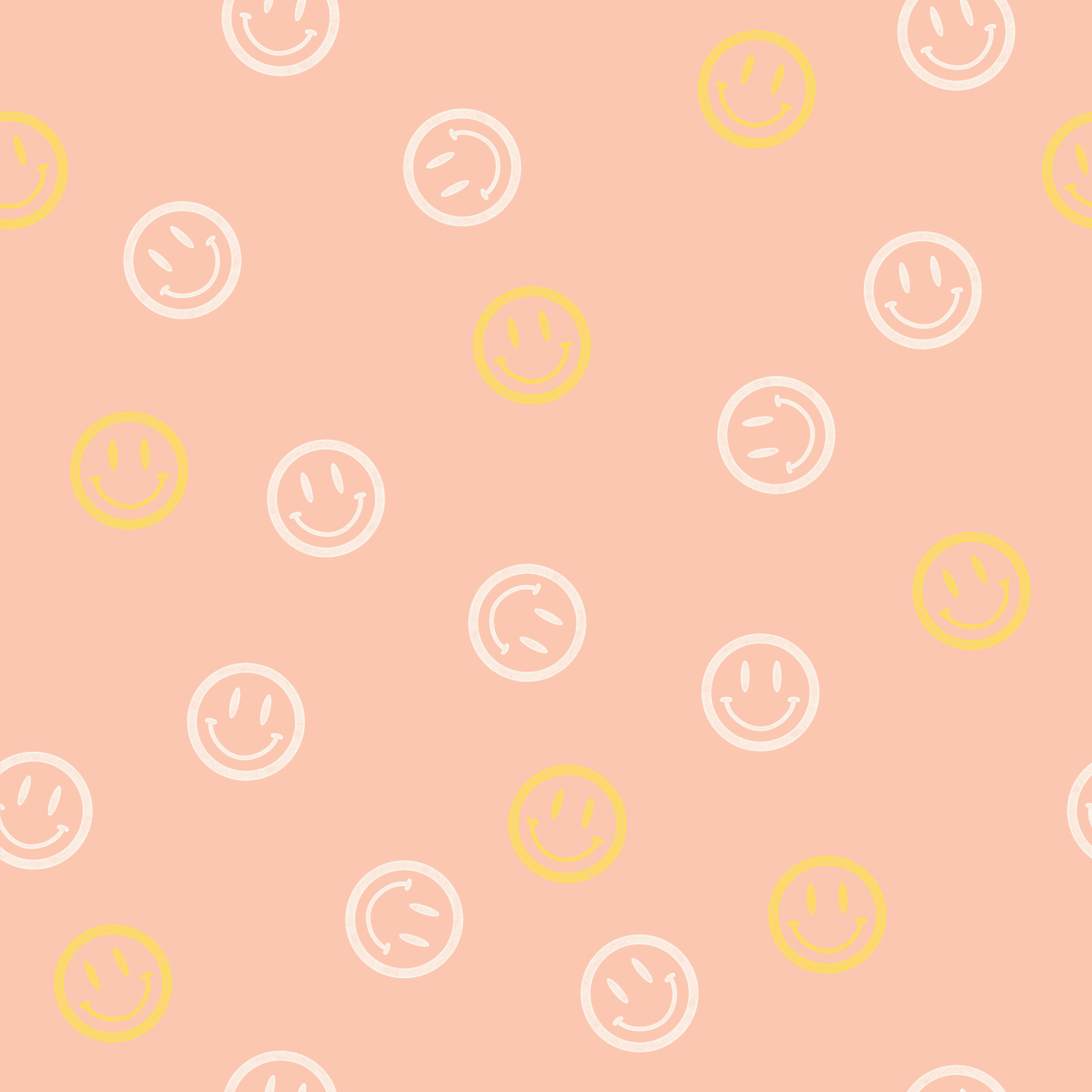 Smiley Fabric Wallpaper and Home Decor  Spoonflower