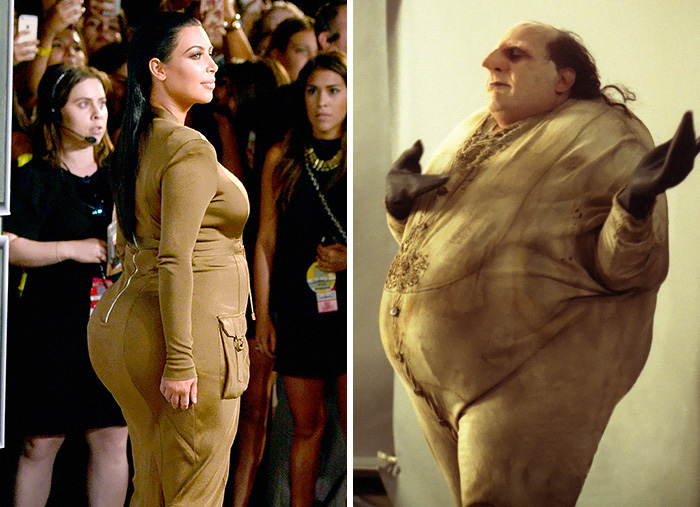 Kim Kardashian Looks Like The Penguin From Batman Returns