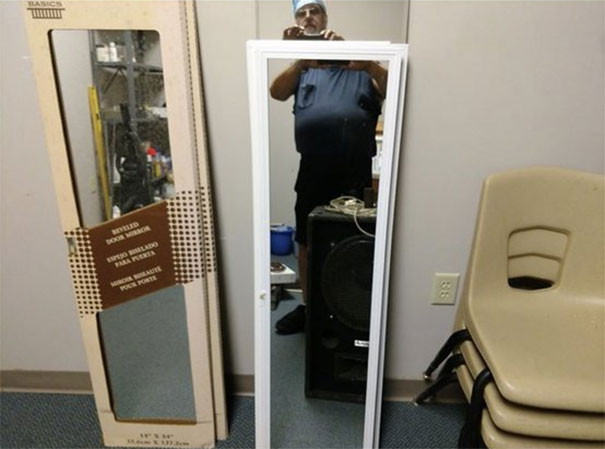 Funny People Sell Mirrors Reflections