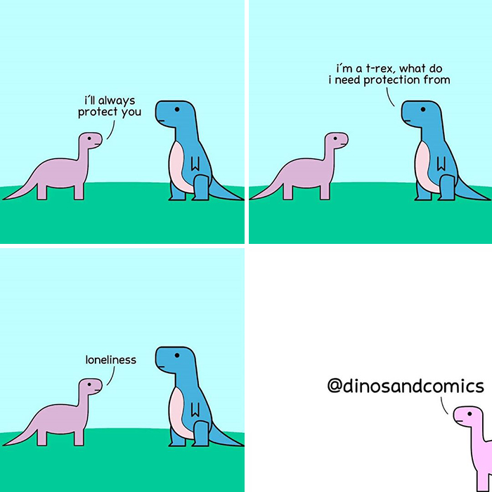 72 Comics About Lovely Dinosaurs Trying To Navigate Their Complex ...