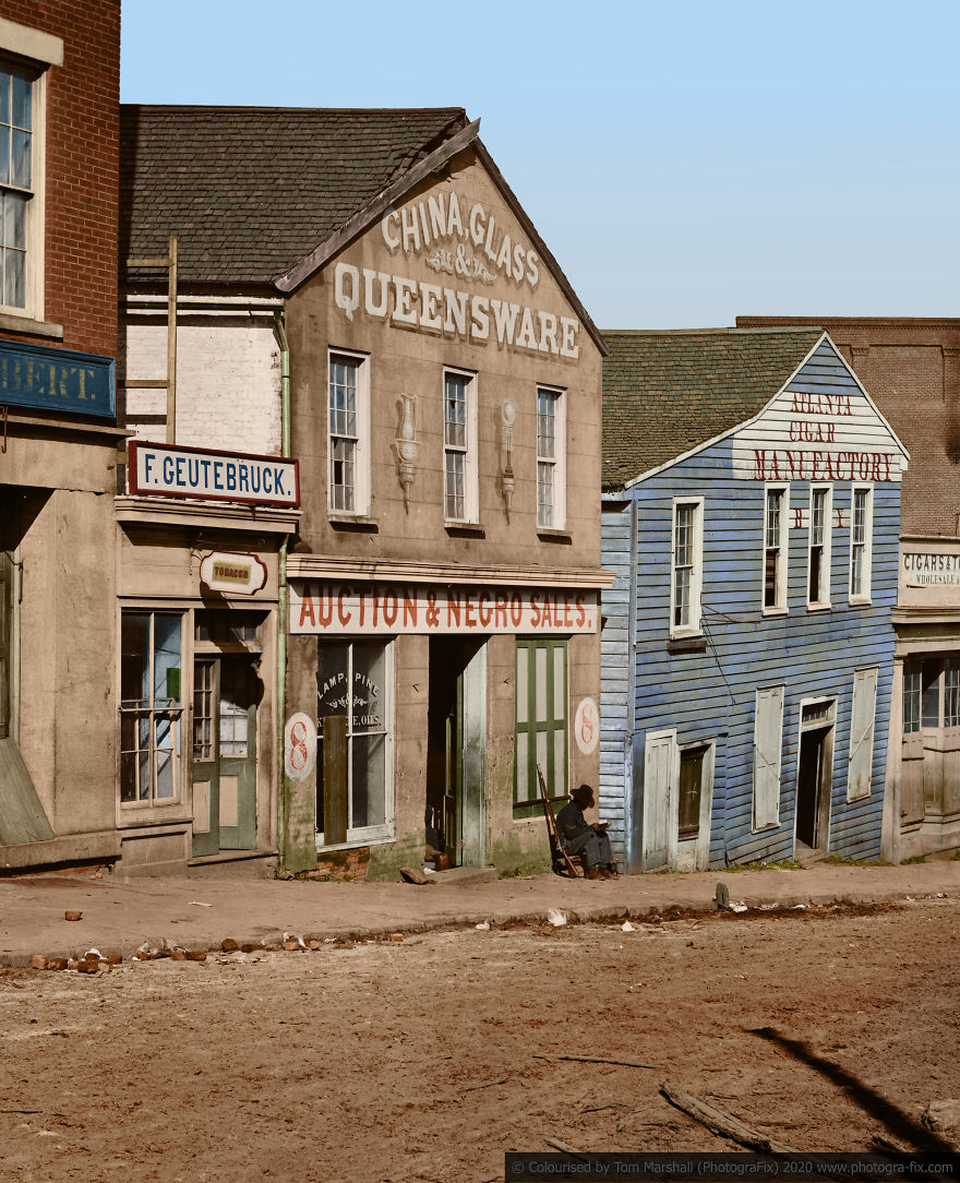 I Colourised 10 Photos From Over 160 Years Ago To Show The Horrors Of Life For Those Living Under Slavery