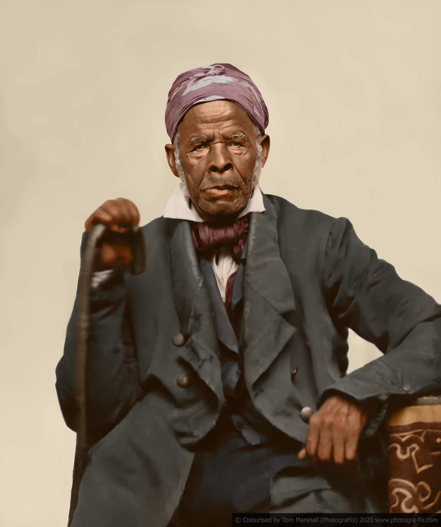 I Colourised 10 Photos From Over 160 Years Ago To Show The Horrors Of Life For Those Living Under Slavery