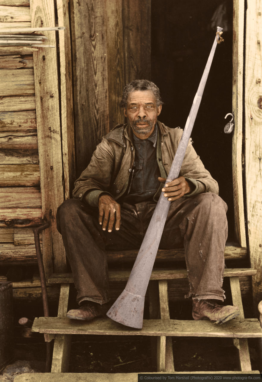 I Colourised 10 Photos From Over 160 Years Ago To Show The Horrors Of Life For Those Living Under Slavery