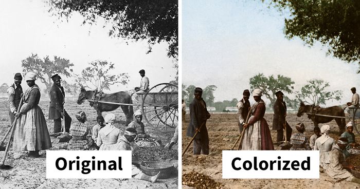 I Colourised 10 Photos From Over 160 Years Ago To Show The Horrors Of Life For Those Living Under Slavery