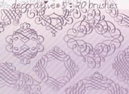 Decorative Brushes 5