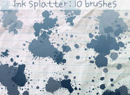 Ink Splatter Brushes