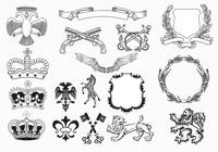 Heraldry Brush Elements Pack