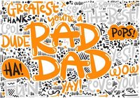 Father's Day Hand Lettering Background