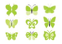 Green Butterfly Brushes Pack