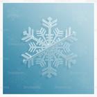 Icy Snowflake PSD Background