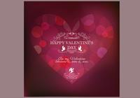 Bokeh Valentine's Day Background PSD