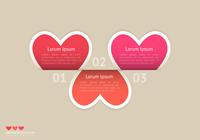 Folded Heart Background PSD