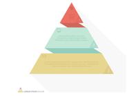 Flat Origami Pyramid PSD