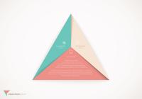 Origami Triangle Design PSD