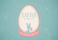 Retro Easter Card PSD 