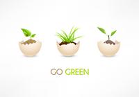 Eco Go Green Eggs PSD 