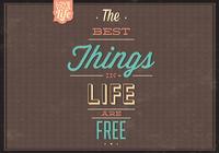 Best Things Are Free PSD Background