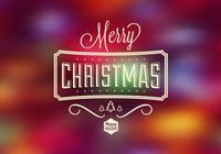 Bright Bokeh Christmas PSD