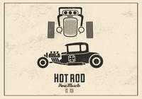 Retro Hot Rod PSD Background