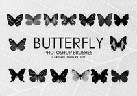 Free Butterfly Photoshop Brushes