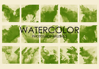 Free Watercolor Wash Photoshop Brushes 3