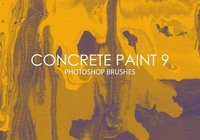 Free Concrete Paint Photoshop Brushes 9