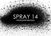 Escovas gratuitas do photoshop spray 12