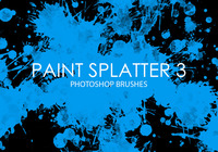 Free Paint Splatter Photoshop Brushes 3