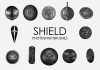 Free Shield Photoshop Brushes