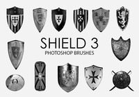 Free Shield Photoshop Brushes 3