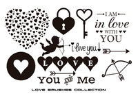 Assorted Love Brushes Collection