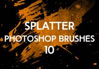 Splatter Photoshop Borstar 10