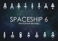 Free Spaceship Photoshop Brushes 6