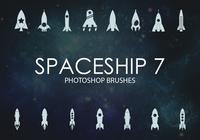 Free Spaceship Photoshop Brushes 7