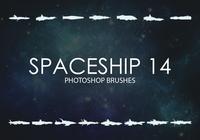 Free Spaceship Photoshop Brushes 14