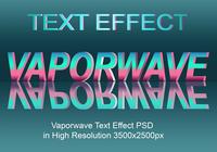 Vaporwave Text Effect PSD