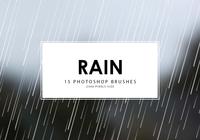 Rain Photoshop Brushes