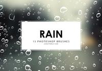 Rain Photoshop Brushes