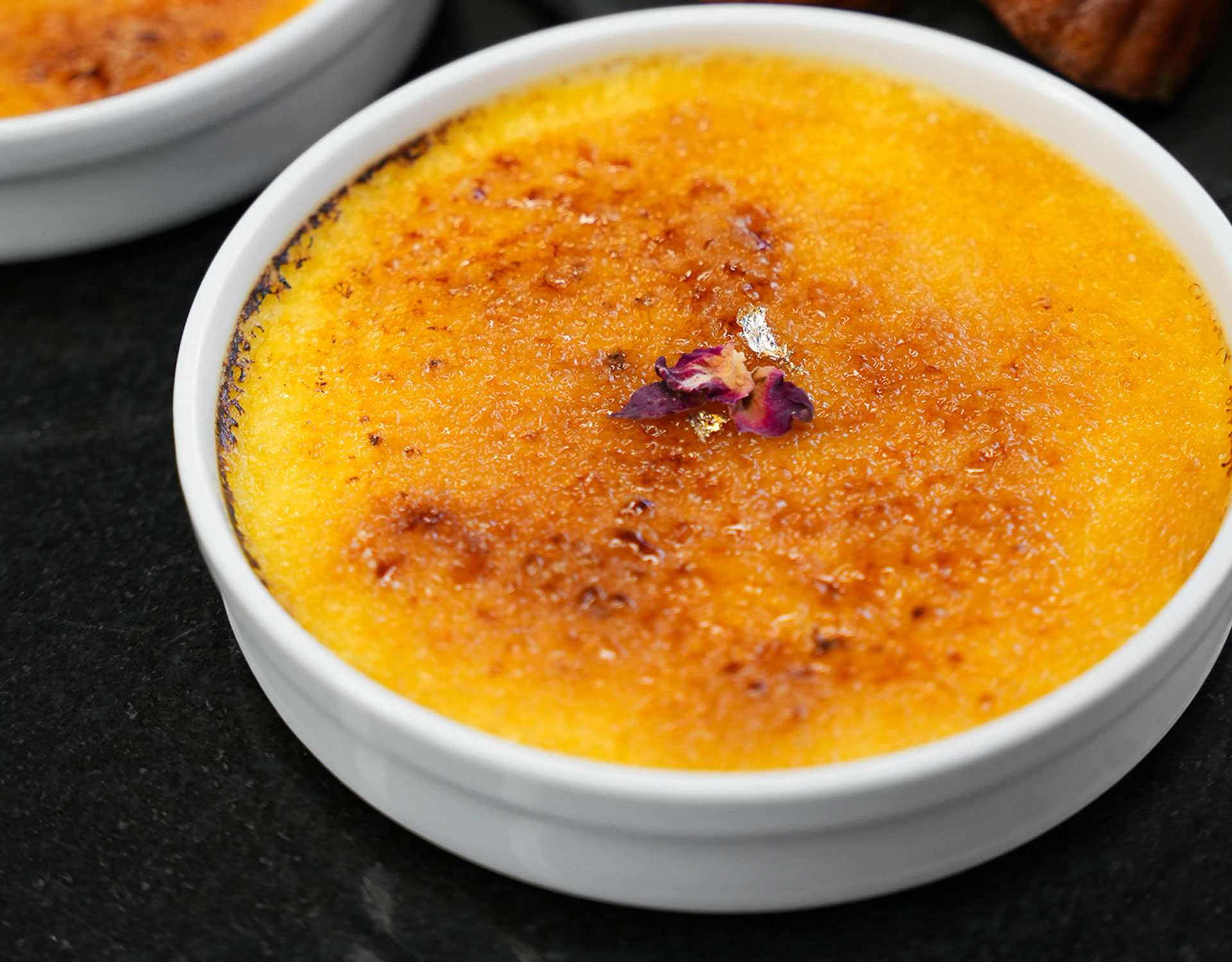 Crème Brûlée with Rose