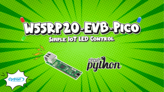 Simple IoT LED Control with W55RP20-EVB-Pico