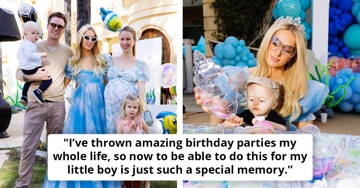 Paris Hilton And Carter Reum Celebrate Son Phoenix's First Birthday With A "Sliving Under The Sea" Themed Party