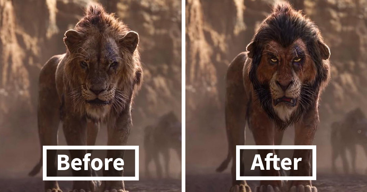 The Lion King With Fan Made Changes Pics - Vrogue