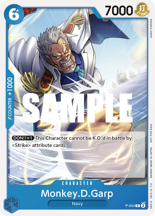 P-054 Monkey.D.Garp One Piece Card Game Card | OnePiece.gg