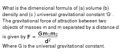 The Gravitational Force Fg Between Two Objects Does Not Depend On