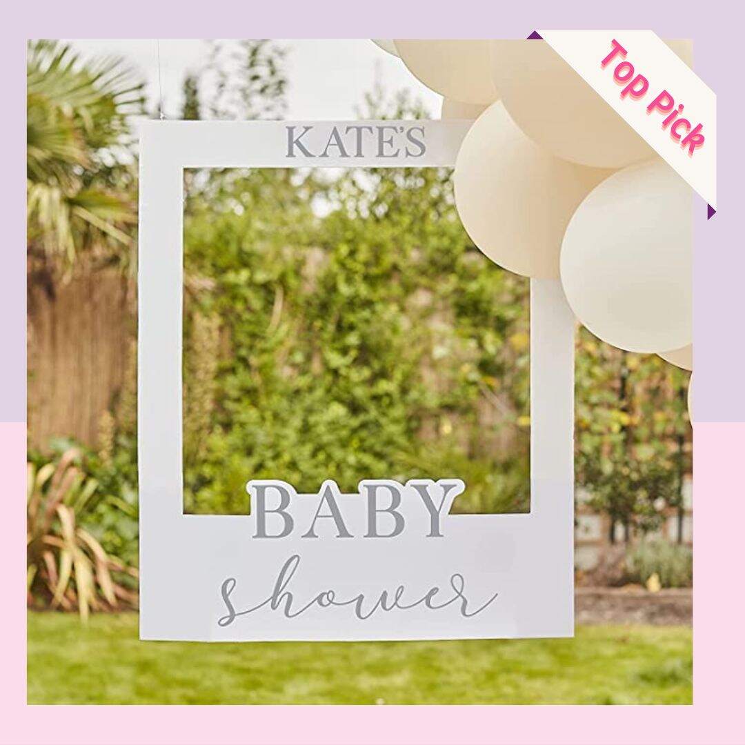 Ginger Ray Hello Baby Shower Personalised Photo Booth Frame