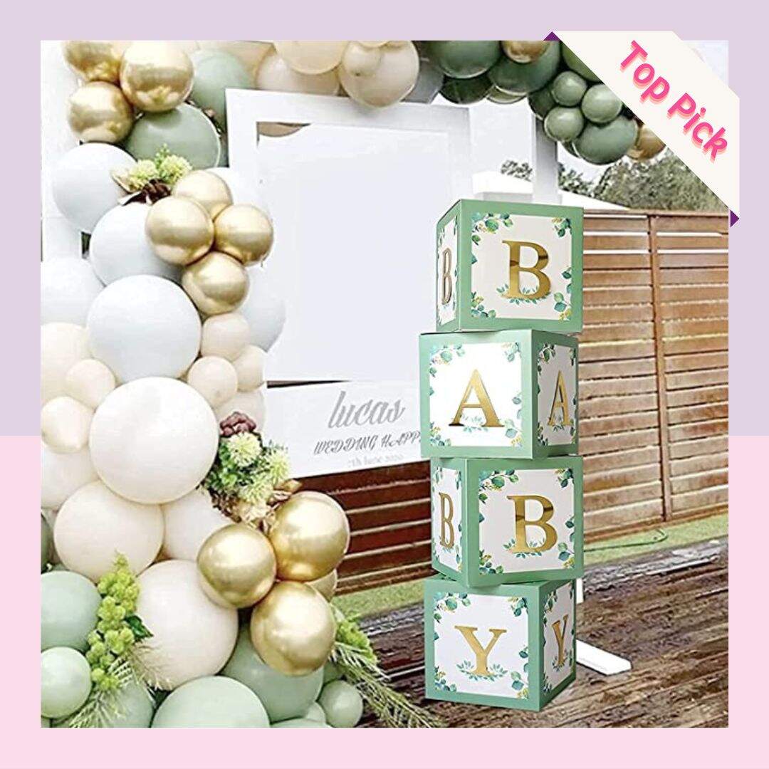 Sage Green Baby Boxes