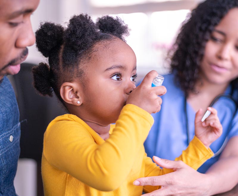 child with asthma